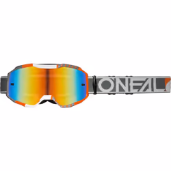 Oneal B-10 Duplex Lunettes de motocross, noir-orange pour Hommes
