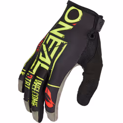 Oneal Mayhem Nanofront Attack Gants de motocross, noir-jaune, taille 2XL pour Hommes