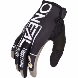 Oneal Mayhem Nanofront Attack Gants de motocross, noir-blanc, taille L pour Hommes