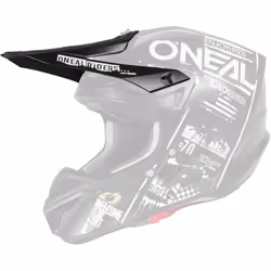 Oneal 5Series Polyacrylite Attack Casque Peak, noir-blanc pour Hommes