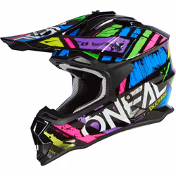 Oneal 2Series Glitch Casque de motocross, multicolore, taille XL pour Hommes