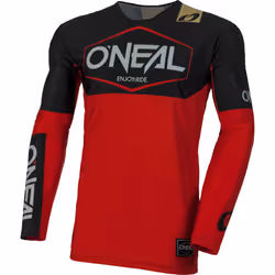 Oneal Mayhem Hexx Maillot de motocross, noir-rouge, taille S pour Hommes