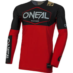Oneal Mayhem Hexx Maillot de motocross, noir-rouge, taille 2XL pour Hommes