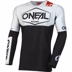 Oneal Mayhem Hexx Maillot de motocross pour les jeunes, noir-blanc, taille M