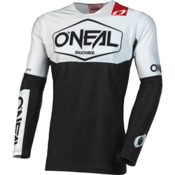 Oneal Mayhem Hexx Maillot de motocross pour les jeunes, noir-blanc, taille L