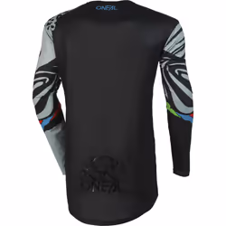 Oneal Mayhem Wild Maillot de motocross pour les jeunes, noir-gris, taille XS