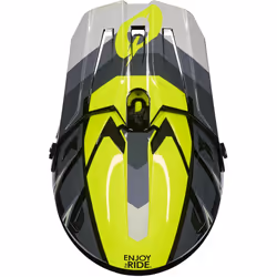 Oneal Sonus Split V.23 Casque de descente, noir-jaune, taille L pour Hommes