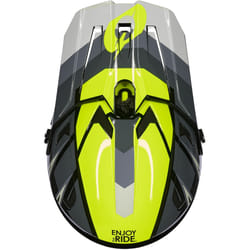 Oneal Sonus Split V.23 Casque de descente, noir-jaune, taille L pour Hommes