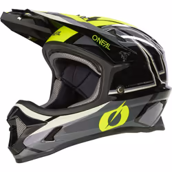 Oneal Sonus Split V.23 Casque de descente, noir-jaune, taille XL pour Hommes