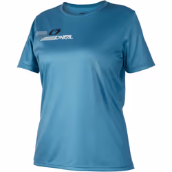 Oneal Slickrock Maillot de vélo pour dames à manches courtes, bleu, taille XL pour Femmes