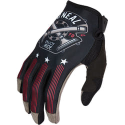 Oneal Mayhem Nanofront Piston Gants de motocross, noir-blanc-rouge, taille L pour Hommes