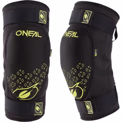 Oneal Dirt V.23 Protège-genoux, noir-jaune, taille L pour Hommes