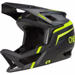 Oneal Transition Flash V.23 Casque de descente, noir-jaune, taille L pour Hommes