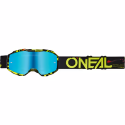 Oneal B-10 Attack Lunettes de motocross pour enfants, noir-jaune pour Des gamins