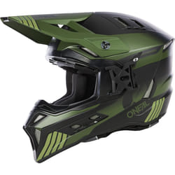 Oneal EX-SRS Hitch Casque de motocross, noir-vert, taille XS pour Hommes