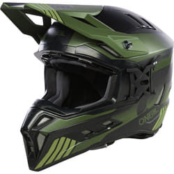 Oneal EX-SRS Hitch Casque de motocross, noir-vert, taille S pour Hommes
