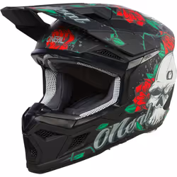 Oneal 3SRS Melancia Casque de motocross multicolore, noir-multicolore, taille XL pour Hommes