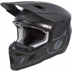 Oneal 3SRS Solid Casque de motocross, noir, taille XL pour Hommes