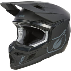 Oneal 3SRS Solid Casque de motocross, noir, taille 2XL pour Hommes