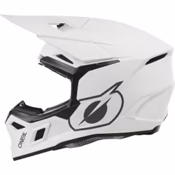 Oneal 3SRS Solid Casque de motocross, blanc, taille S pour Hommes - Vue supplémentaire 4