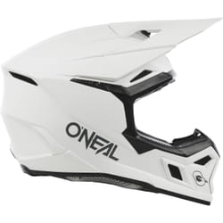 Oneal 3SRS Solid Casque de motocross, blanc, taille XL pour Hommes