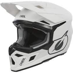 Oneal 3SRS Solid Casque de motocross, blanc, taille 2XL pour Hommes