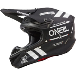 Oneal 5SRS Polyacrylite Warhawk Casque de motocross, noir-blanc, taille L pour Hommes