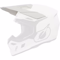 Oneal 3SRS Solid Casque Peak, blanc pour Hommes