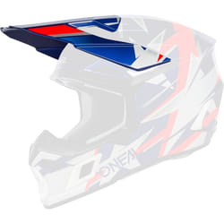 Oneal 3SRS Ride Casque Peak, blanc-turquoise-bleu pour Hommes