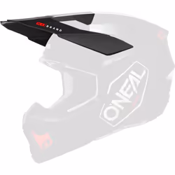 Oneal 3SRS Hexx Casque Peak, noir-blanc-rouge pour Hommes