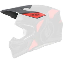 Oneal 3SRS Vision Casque Peak, noir-gris-rouge pour Hommes