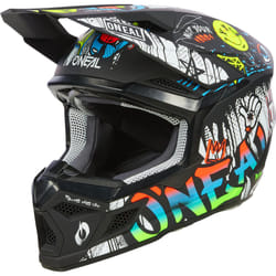 Oneal 3SRS Rancid Casque de motocross multicolore pour enfants, noir-multicolore, taille M pour Des gamins