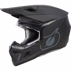 Oneal 3SRS Solid Casque de motocross pour enfants, noir, taille L pour Des gamins