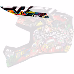 Oneal 3SRS Crank Casque de motocross multicolore pour enfants, taille M pour Des gamins