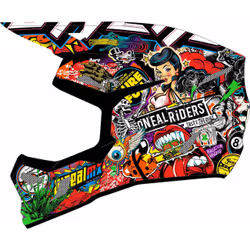 Oneal 3SRS Crank Casque de motocross multicolore pour enfants, taille XL pour Des gamins