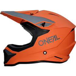 Oneal 1SRS Solid Casque de motocross, orange, taille L pour Hommes