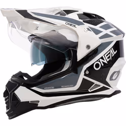 Oneal Sierra R Casque de motocross, noir-gris-blanc, taille L pour Hommes