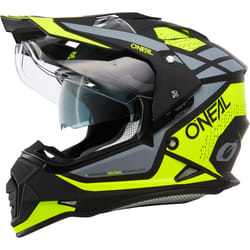 Oneal Sierra R Casque de motocross, noir-jaune, taille L pour Hommes