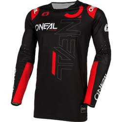 Oneal Prodigy Five Three Maillot de motocross, noir-rouge, taille M pour Hommes