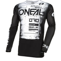 Oneal Mayhem Scarz Maillot de motocross, noir-blanc, taille 2XL pour Hommes