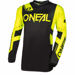 Oneal Element Racewear Maillot de motocross, noir-jaune, taille M pour Hommes