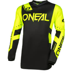 Oneal Element Racewear Maillot de motocross, noir-jaune, taille M pour Hommes