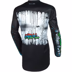 Oneal Element Rancid maillot de motocross noir/multicolore, noir-multicolore, taille XL pour Hommes