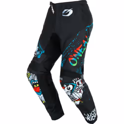 Oneal Element Rancid noir/multicolore Pantalon de motocross, noir-multicolore, taille 40 pour Hommes