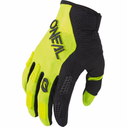 Oneal Element Racewear Gants de motocross, noir-jaune, taille S pour Hommes