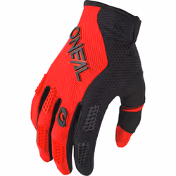 Oneal Element Racewear Gants de motocross, noir-rouge, taille S pour Hommes