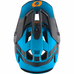 Oneal SL1 Strike Casque de descente, noir-bleu, taille L pour Hommes