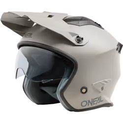 Oneal Volt Solid Casque d’essai, gris, taille M pour Hommes