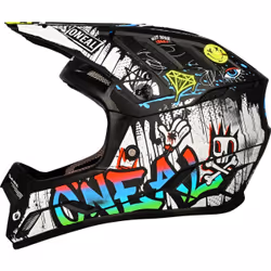 Oneal Backflip Rancid Casque de descente, noir-blanc, taille 2XL pour Hommes