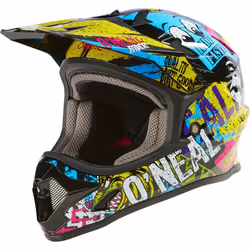 Oneal Sonus Riot Casque de descente enfant, multicolore, taille L pour Des gamins